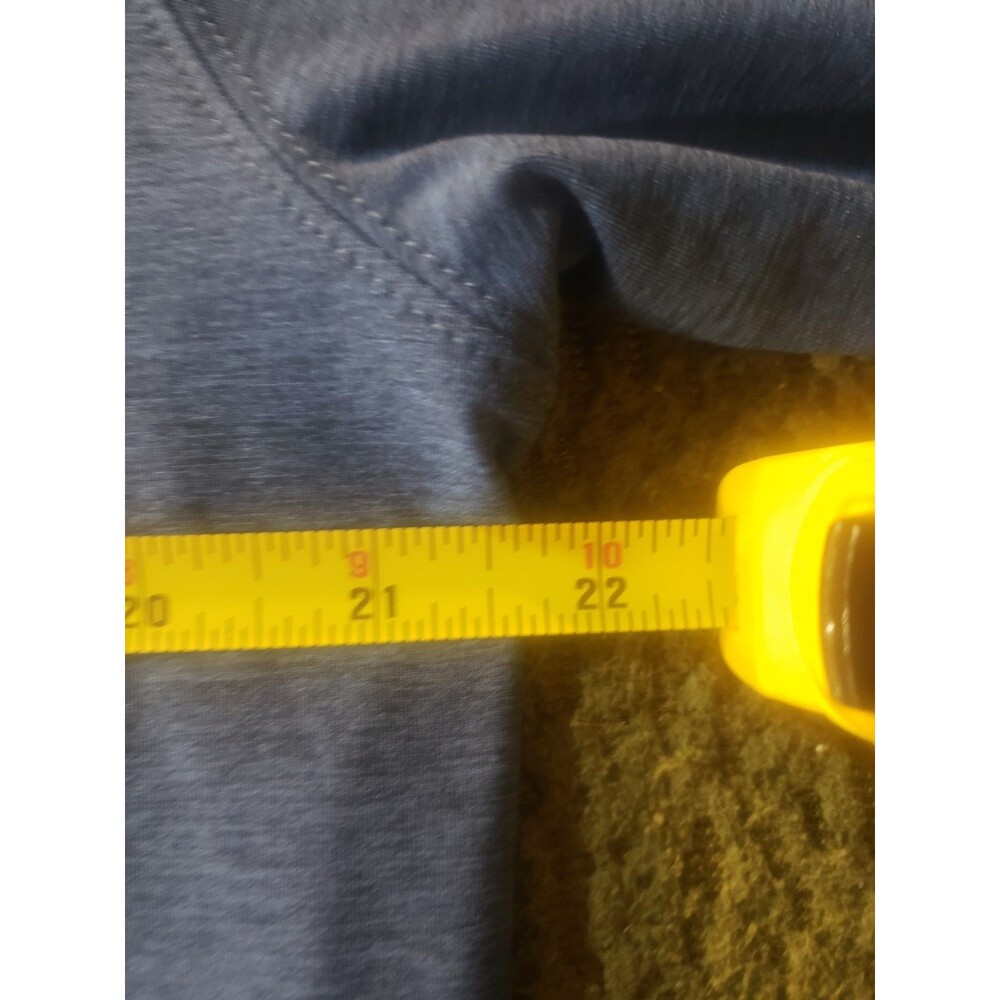 Straight Down Mens 1/4 Zip Pullover Medium Blue Stanwich Club Greenwich CT - Picture 7 of 9